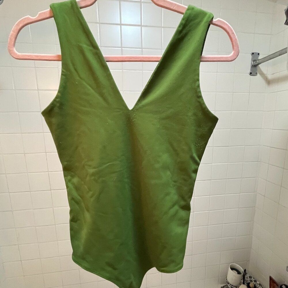 Abercrombie & Fitch Soft A&F Green Bodysuit Small